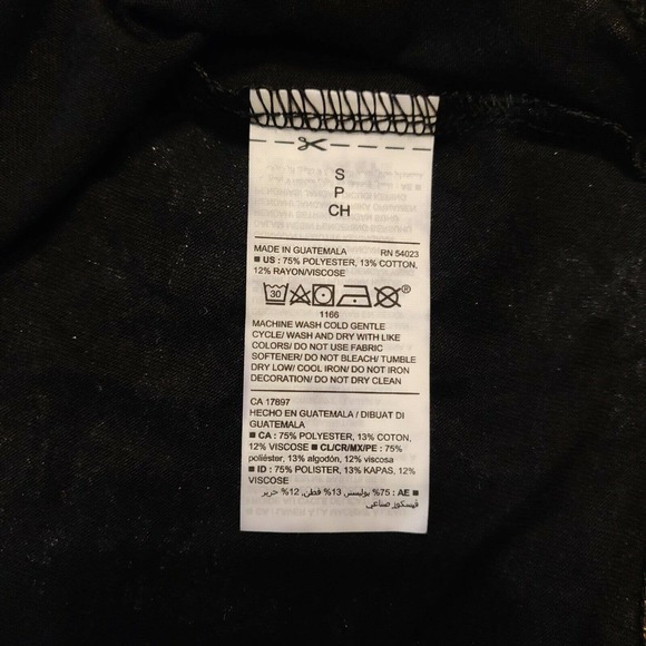 Old Navy Active Women's Tank Top Sleeveless Black Size Small Shiny Marble New - Picture 6 of 6